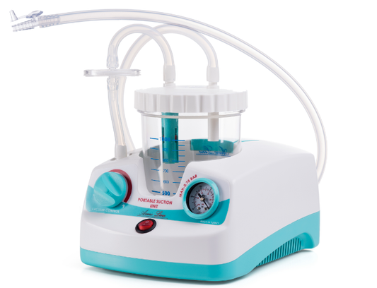 Aspirator chirurgical portabil AL-01, 15 L/min, cu vas colector 1L
