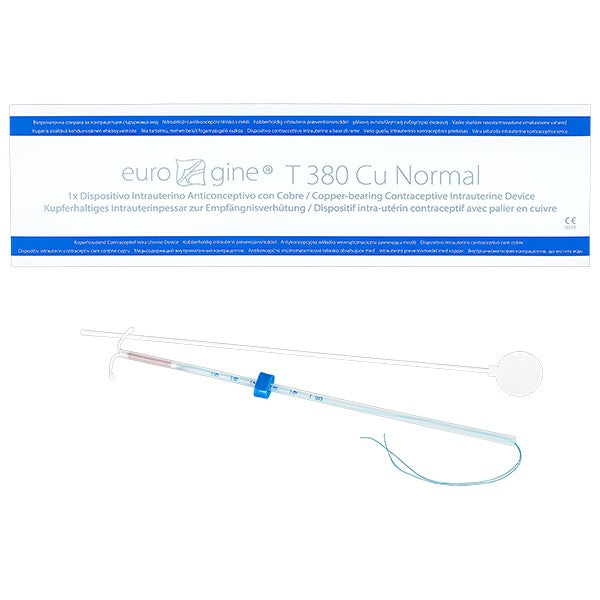 Sterilet cu fir de cupru Eurogine® T 380 Cu | Certificat CE | Dispozitiv Medical IUD