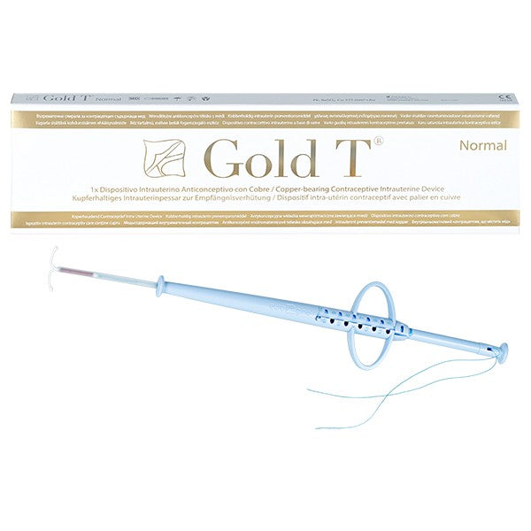 Sterilet cu fir de aur Eurogine "Gold T"