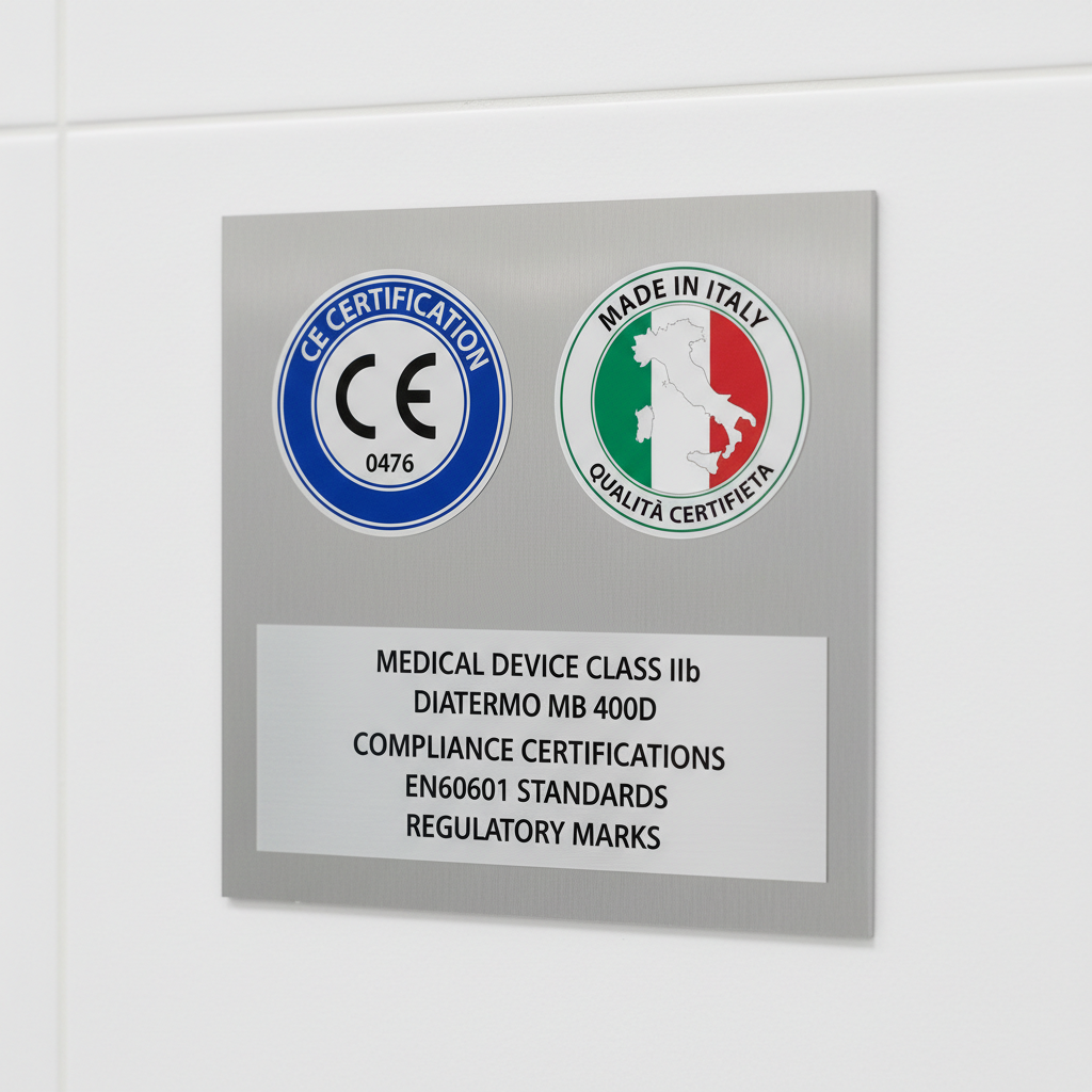 DIATERMO MB 400D - Certificări CE